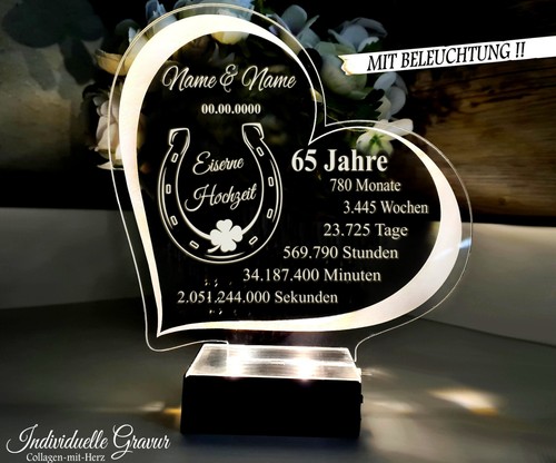 Geschenk eiserne hochzeit 65 - ,