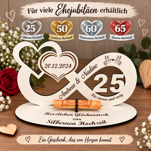 Geldgeschenk silber goldene - geldgeschenk,