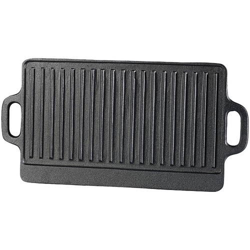 Gusseiserne wende grillplatte - gusseiserne, wende-grillplatte